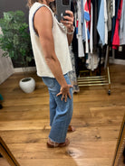 In My Business Button-Detail Vest-Sweaters-Wishlist-Anna Kaytes Boutique, Women's Fashion Boutique in Grinnell, Iowa