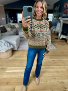 Style File Fair Isle Sweater-& Merci-Anna Kaytes Boutique, Women's Fashion Boutique in Grinnell, Iowa