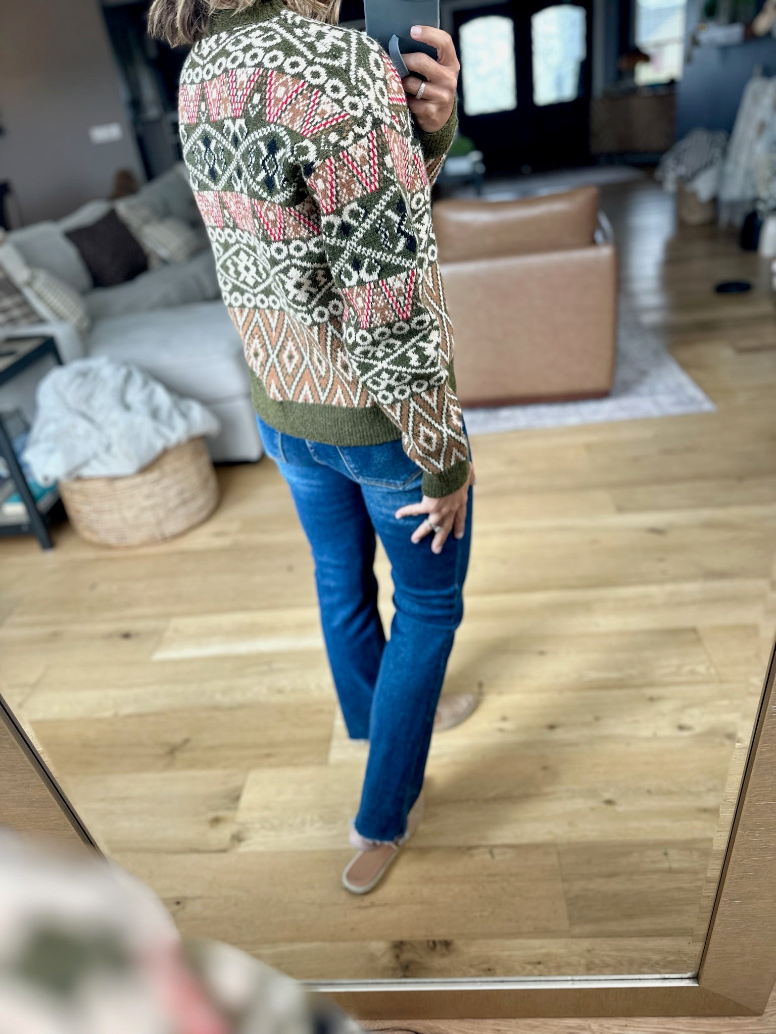 Style File Fair Isle Sweater-sweater-& Merci-Anna Kaytes Boutique, Women's Fashion Boutique in Grinnell, Iowa