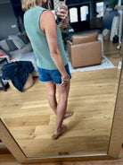 Any Longer Knit Button Vest - Forest-Wishlist-Anna Kaytes Boutique, Women's Fashion Boutique in Grinnell, Iowa
