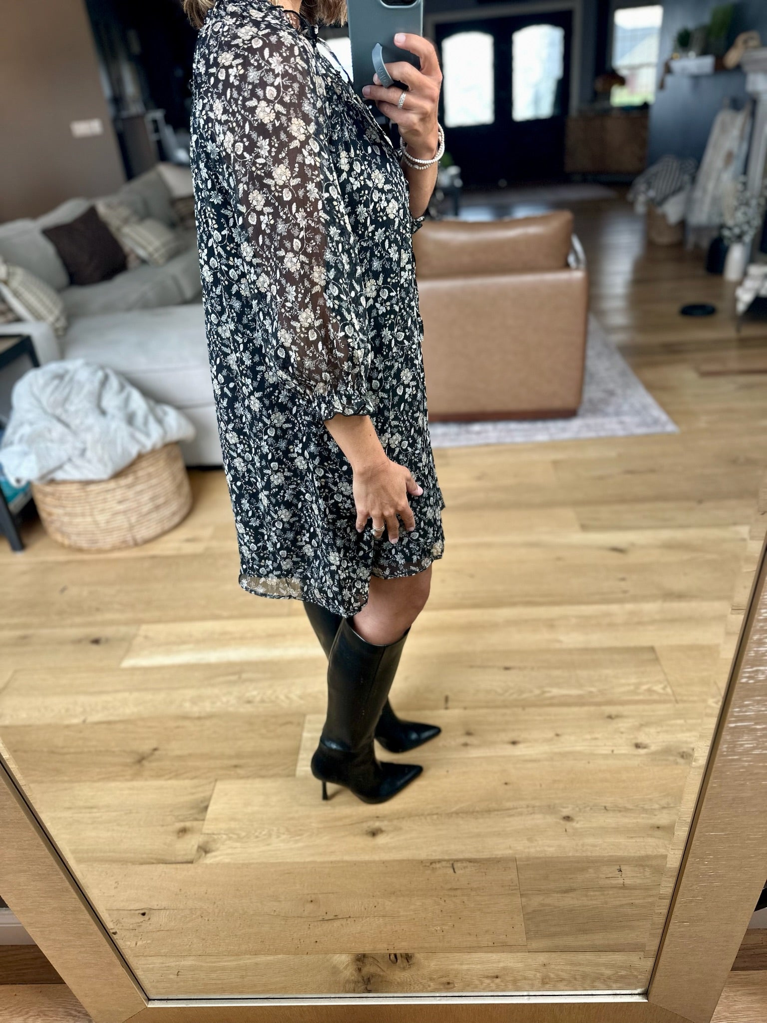 Provide For You Floral Dress-Wishlist-Anna Kaytes Boutique, Women's Fashion Boutique in Grinnell, Iowa