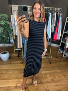 Place In My Heart Striped Midi Dress-Dresses-Wishlist-Anna Kaytes Boutique, Women's Fashion Boutique in Grinnell, Iowa