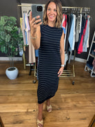 Place In My Heart Striped Midi Dress-Dresses-Wishlist-Anna Kaytes Boutique, Women's Fashion Boutique in Grinnell, Iowa