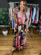 Blessed Bliss Floral Maxi Dress-Dresses-Umgee-Anna Kaytes Boutique, Women's Fashion Boutique in Grinnell, Iowa