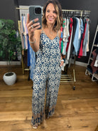 Haven't Met You Yet Patterned Jumpsuit-Jumpsuits-ee:some-Anna Kaytes Boutique, Women's Fashion Boutique in Grinnell, Iowa