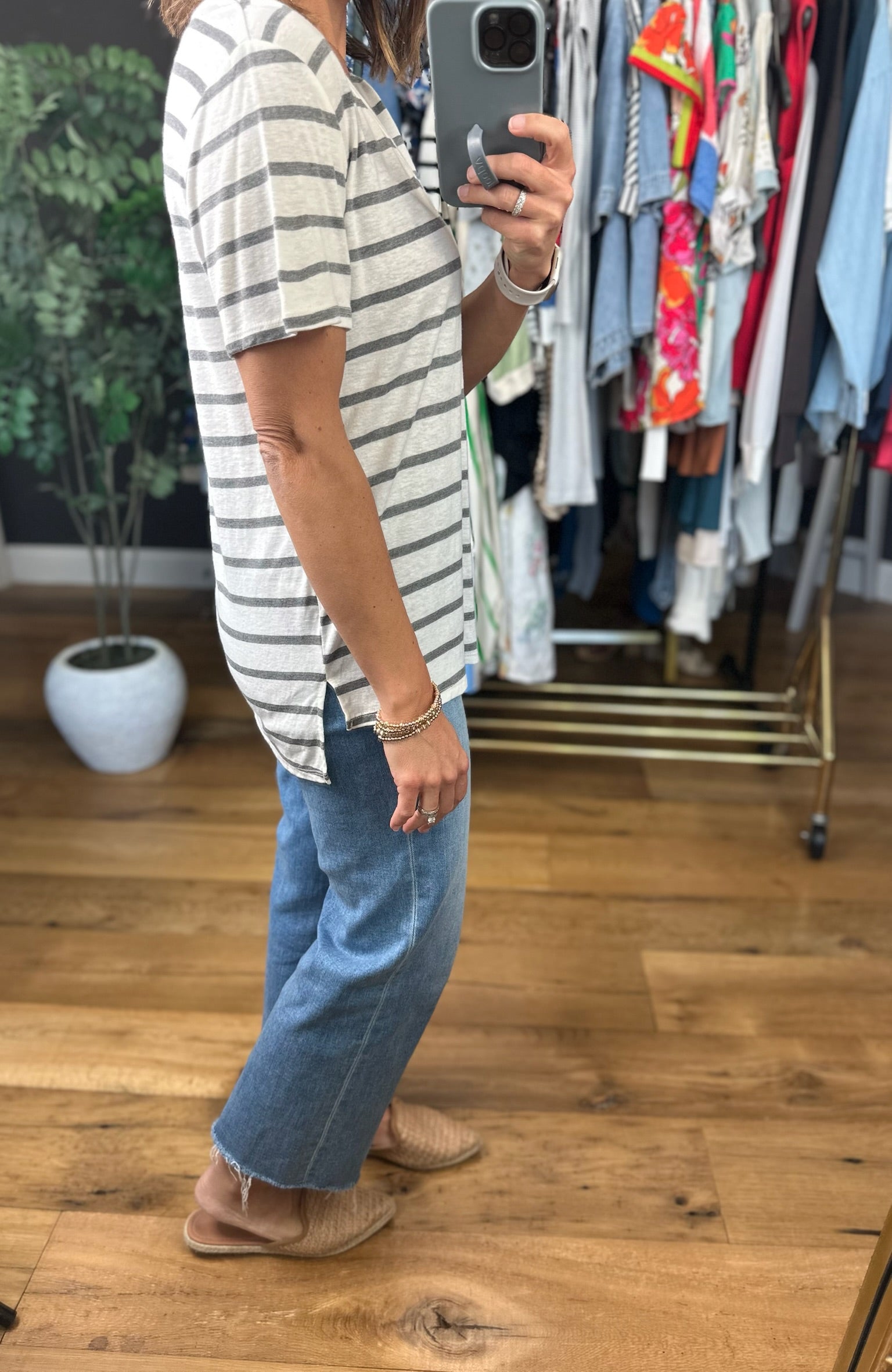 Remember The Time V-Neck Tee-Short Sleeves-Be Cool-Anna Kaytes Boutique, Women's Fashion Boutique in Grinnell, Iowa