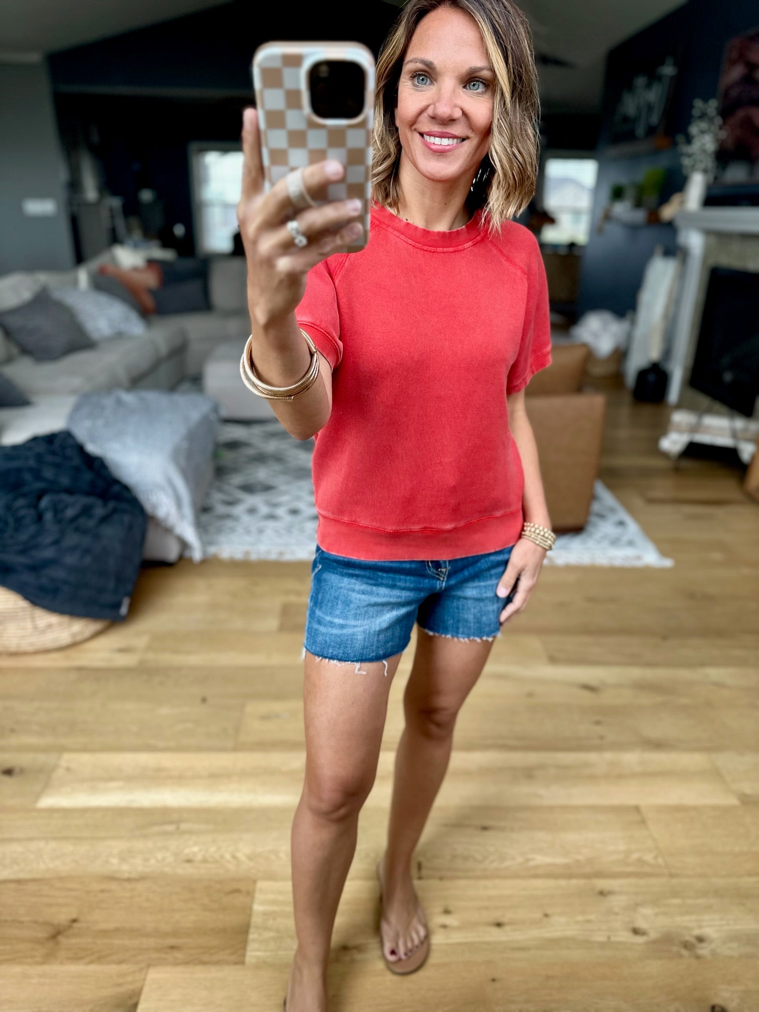 Fix You Washed Crew Top-Thread & Supply-Anna Kaytes Boutique, Women's Fashion Boutique in Grinnell, Iowa