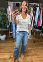 Remember The Time V-Neck Tee-Short Sleeves-Be Cool-Anna Kaytes Boutique, Women's Fashion Boutique in Grinnell, Iowa