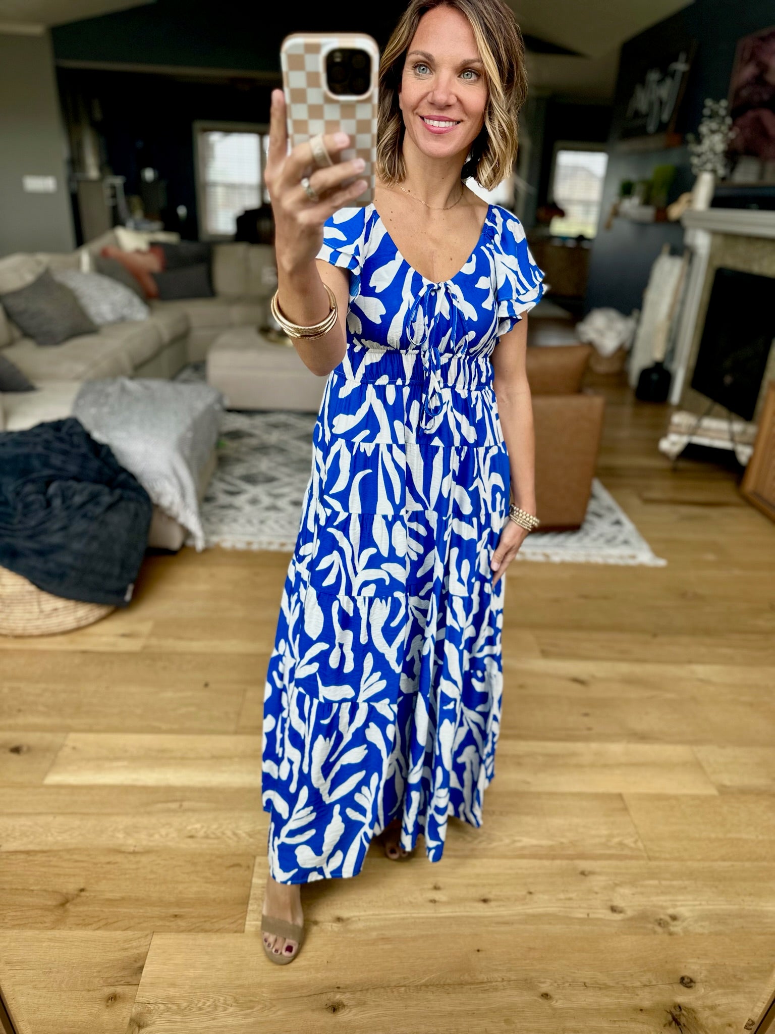 Just The Beginning Pocket Dress - Royal-THML-Anna Kaytes Boutique, Women's Fashion Boutique in Grinnell, Iowa