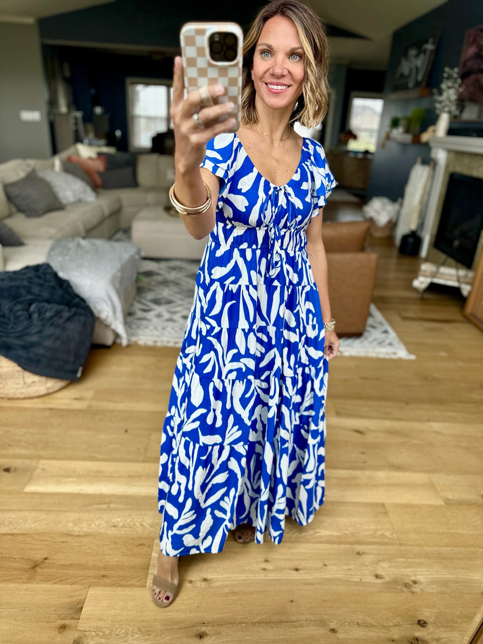 Just The Beginning Pocket Dress - Royal-THML-Anna Kaytes Boutique, Women's Fashion Boutique in Grinnell, Iowa