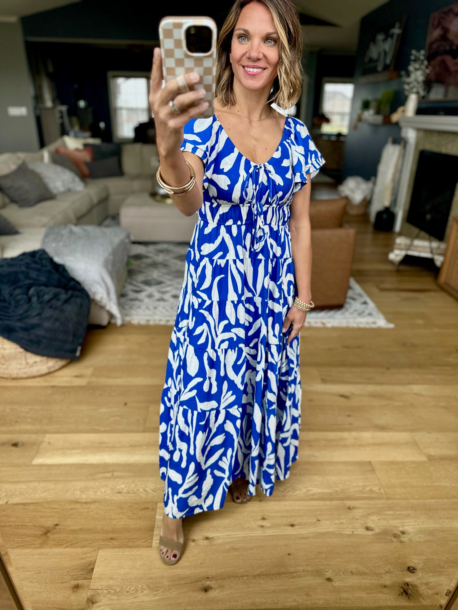 Just The Beginning Pocket Dress - Royal-THML-Anna Kaytes Boutique, Women's Fashion Boutique in Grinnell, Iowa