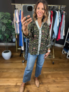 Overcome Fate Floral Top-Long Sleeves-Umgee-Anna Kaytes Boutique, Women's Fashion Boutique in Grinnell, Iowa