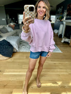Make The Most Softest Sweatshirt - Lilac-TCEC-Anna Kaytes Boutique, Women's Fashion Boutique in Grinnell, Iowa