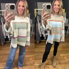 One Thing Right Striped Crew Sweater - Multiple Options-Wishlist-Anna Kaytes Boutique, Women's Fashion Boutique in Grinnell, Iowa