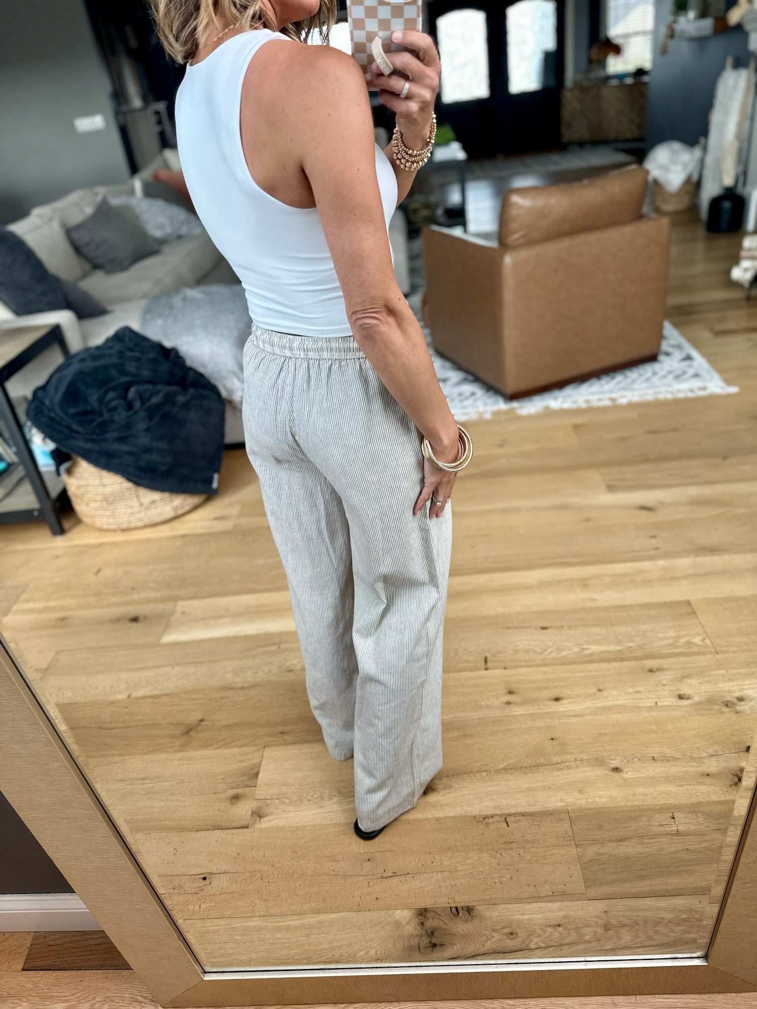 For My Comfort Linen-Blend Pant-Pants-Be Cool-Anna Kaytes Boutique, Women's Fashion Boutique in Grinnell, Iowa