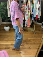 Always Together Striped Tee-Short Sleeves-Very J-Anna Kaytes Boutique, Women's Fashion Boutique in Grinnell, Iowa