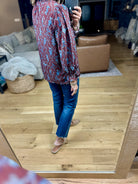 Where We Started Patterned Top-Entro-Anna Kaytes Boutique, Women's Fashion Boutique in Grinnell, Iowa