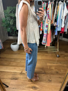 Favorite View Detailed Babydoll Top-Short Sleeves-POL-Anna Kaytes Boutique, Women's Fashion Boutique in Grinnell, Iowa