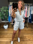 Play It Right Trimmed Two-Piece Set-Rompers-Jodifl-Anna Kaytes Boutique, Women's Fashion Boutique in Grinnell, Iowa