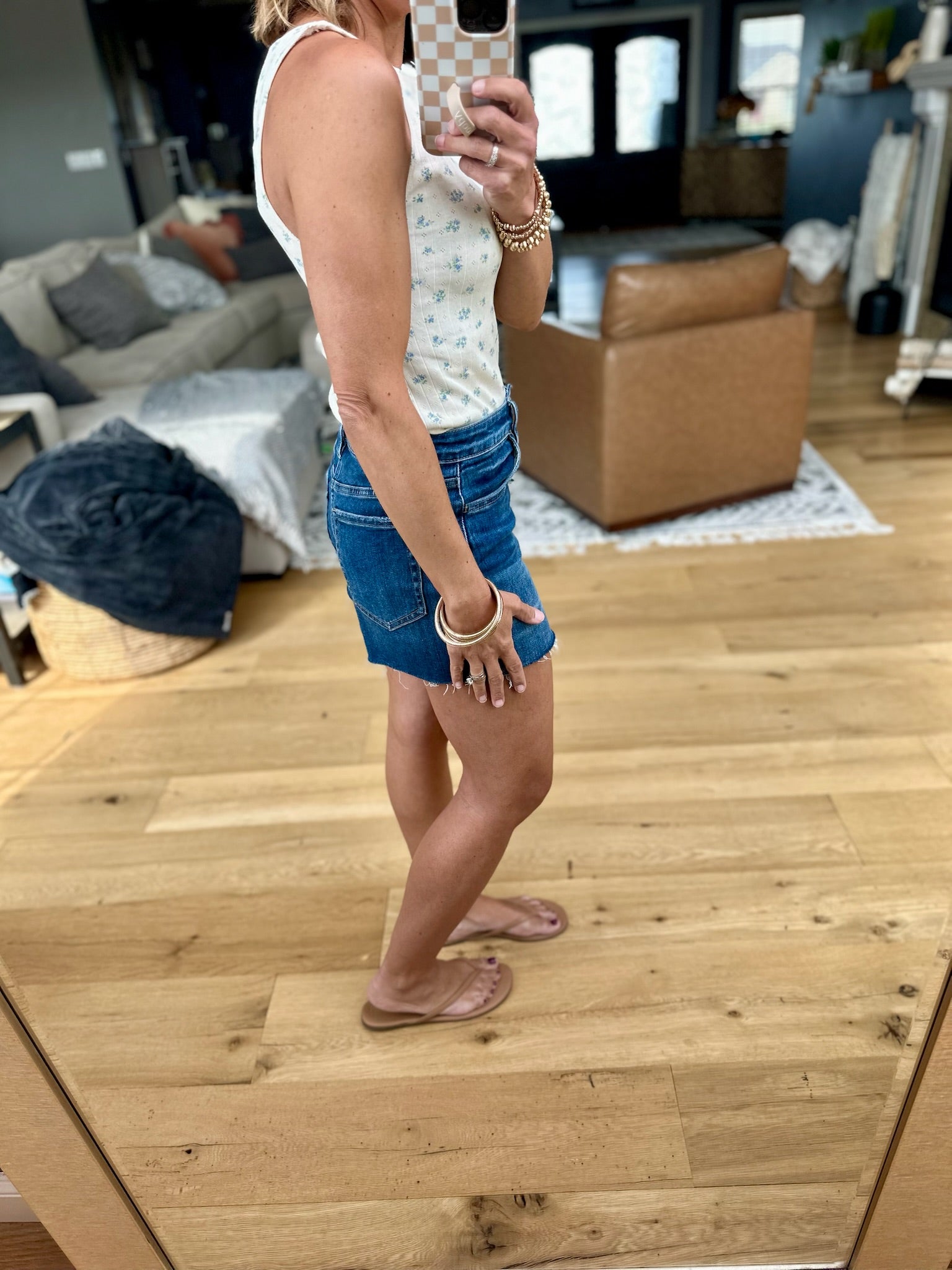 Waiting For You Floral Top - Cream-By Together-Anna Kaytes Boutique, Women's Fashion Boutique in Grinnell, Iowa