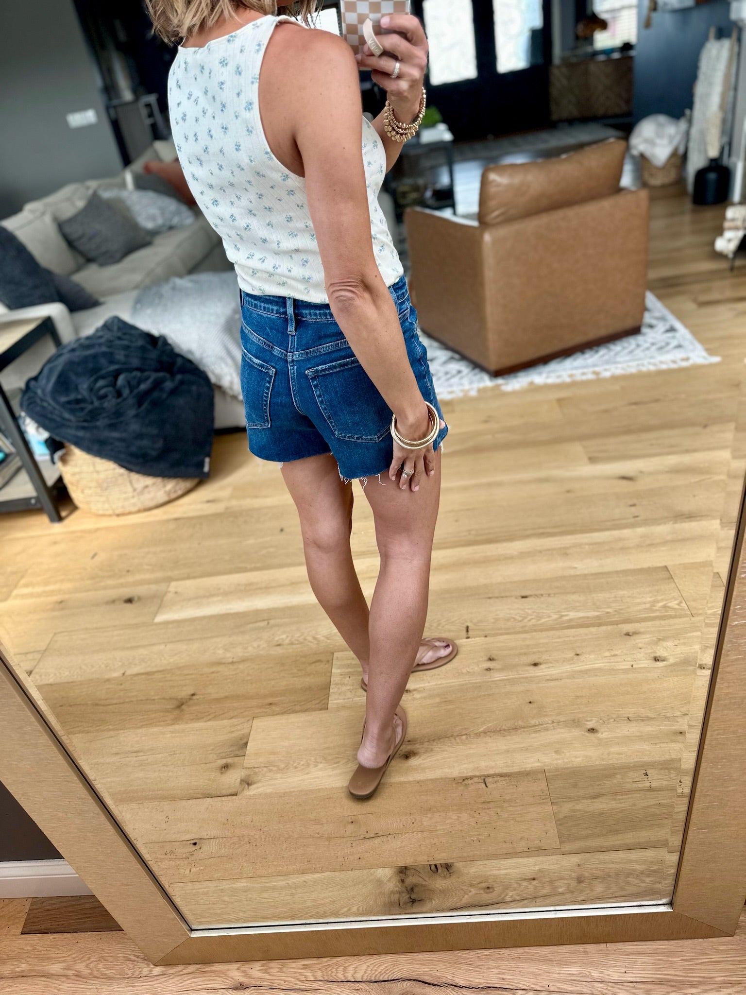 Waiting For You Floral Top - Cream-By Together-Anna Kaytes Boutique, Women's Fashion Boutique in Grinnell, Iowa