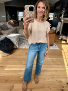 Halfway There Flutter Sleeve Top - Multiple Options-Les Amis-Anna Kaytes Boutique, Women's Fashion Boutique in Grinnell, Iowa