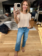 Halfway There Flutter Sleeve Top - Multiple Options-Les Amis-Anna Kaytes Boutique, Women's Fashion Boutique in Grinnell, Iowa