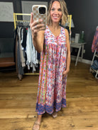 Positive Feeling Patterned Pocket Jumpsuit - Periblue-Easel-Anna Kaytes Boutique, Women's Fashion Boutique in Grinnell, Iowa