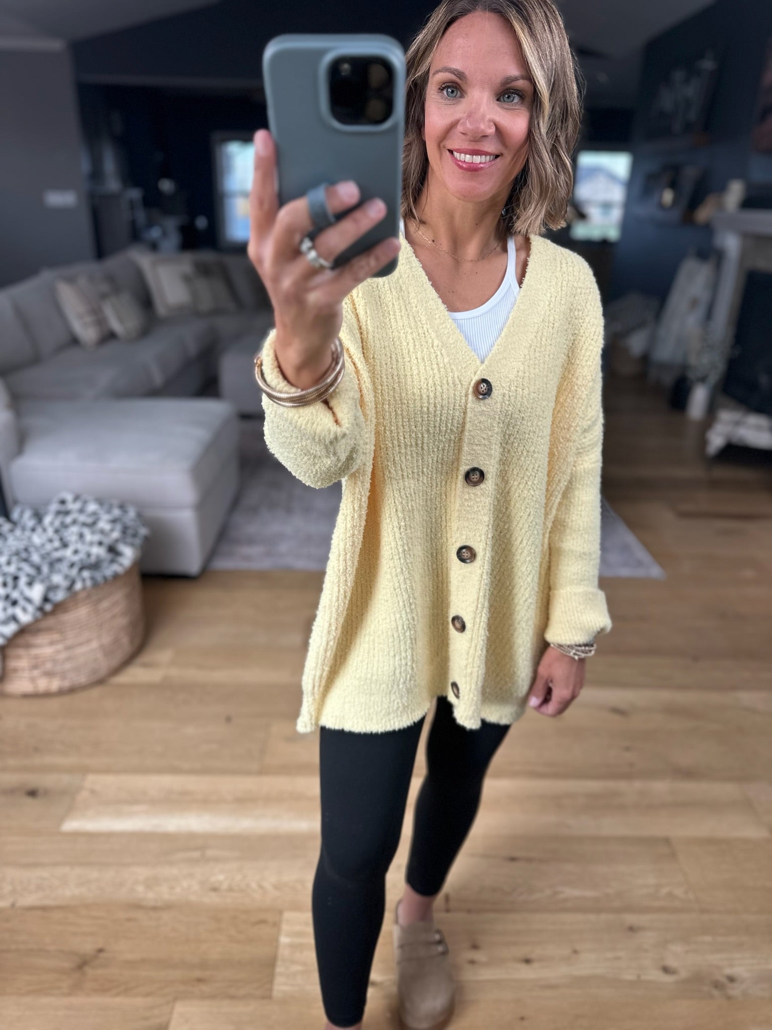 Sweet Symphony Knit Button-Down Cardigan-Wishlist-Anna Kaytes Boutique, Women's Fashion Boutique in Grinnell, Iowa