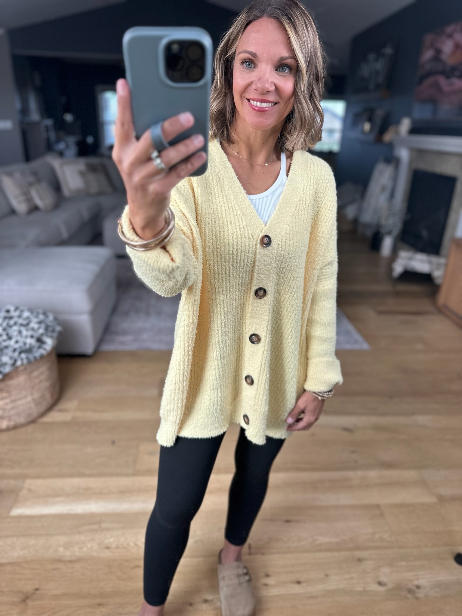 Sweet Symphony Knit Button-Down Cardigan-Wishlist-Anna Kaytes Boutique, Women's Fashion Boutique in Grinnell, Iowa