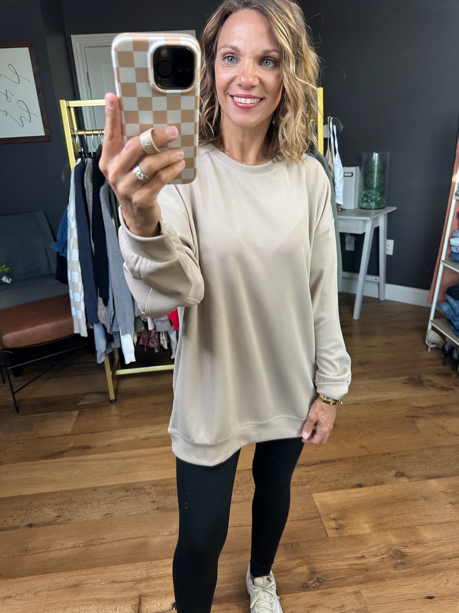 Fall Roadtrip Ribbed Crewneck Sweatshirt - Multiple Options-Wishlist-Anna Kaytes Boutique, Women's Fashion Boutique in Grinnell, Iowa