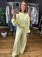 Favorite Moments Crop Crew + Wide Leg Pant Set-Sweaters-La Biz-Anna Kaytes Boutique, Women's Fashion Boutique in Grinnell, Iowa