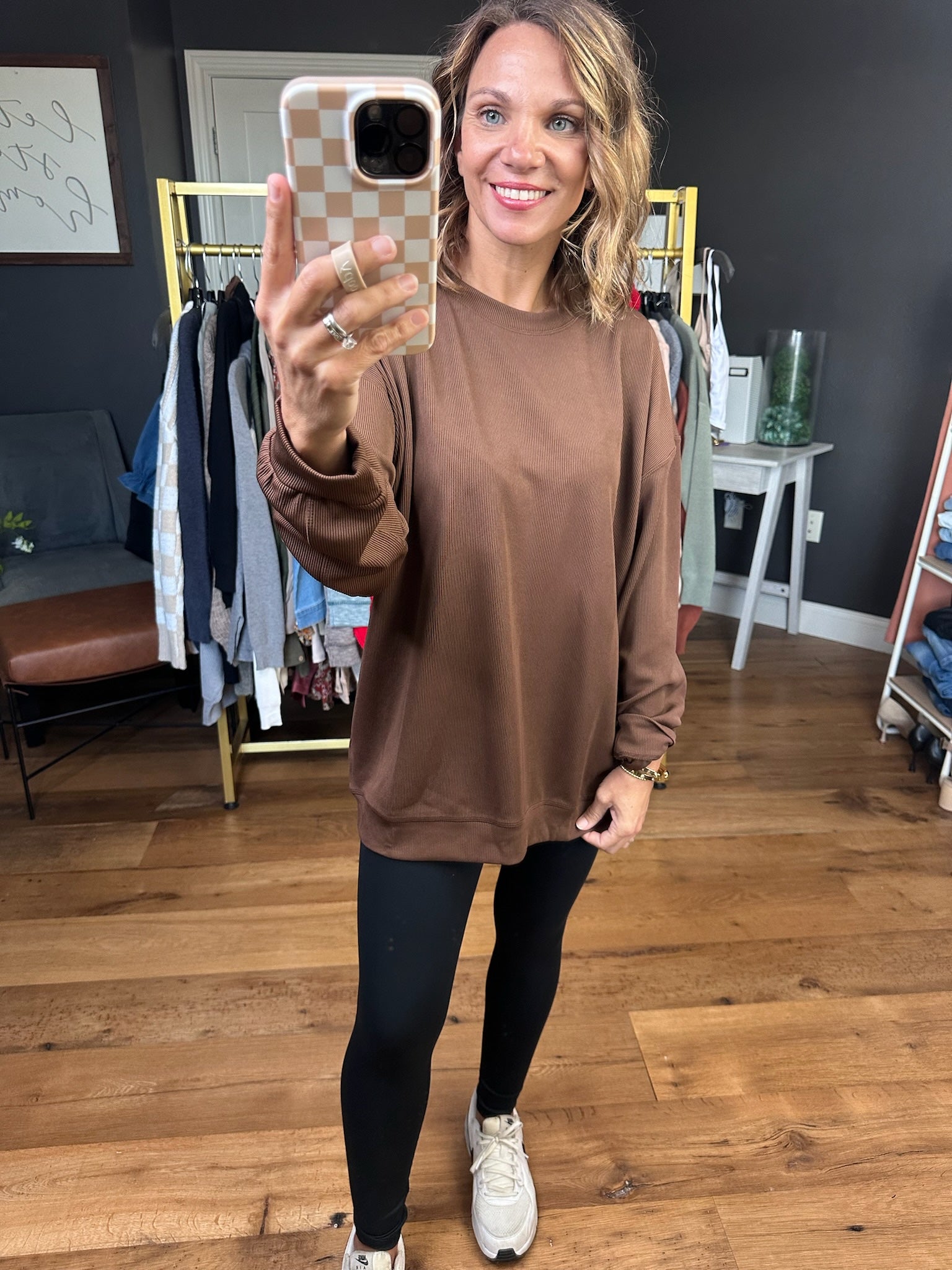 Fall Roadtrip Ribbed Crewneck Sweatshirt - Multiple Options-Wishlist-Anna Kaytes Boutique, Women's Fashion Boutique in Grinnell, Iowa