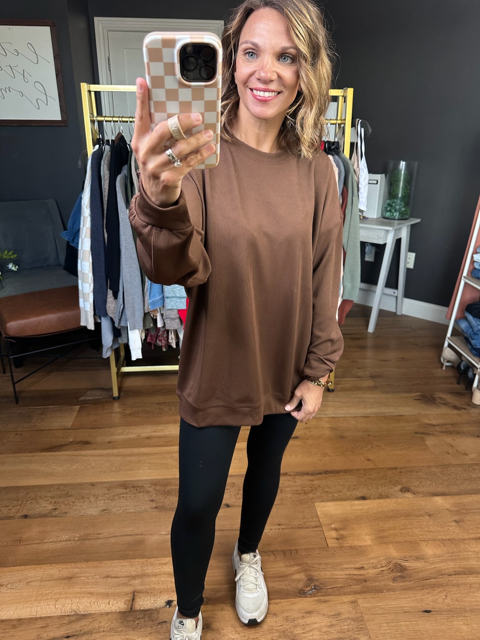 Fall Roadtrip Ribbed Crewneck Sweatshirt - Multiple Options-Wishlist-Anna Kaytes Boutique, Women's Fashion Boutique in Grinnell, Iowa