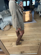 Back to Business Blazer + Short Set-Skies Are Blue-Anna Kaytes Boutique, Women's Fashion Boutique in Grinnell, Iowa