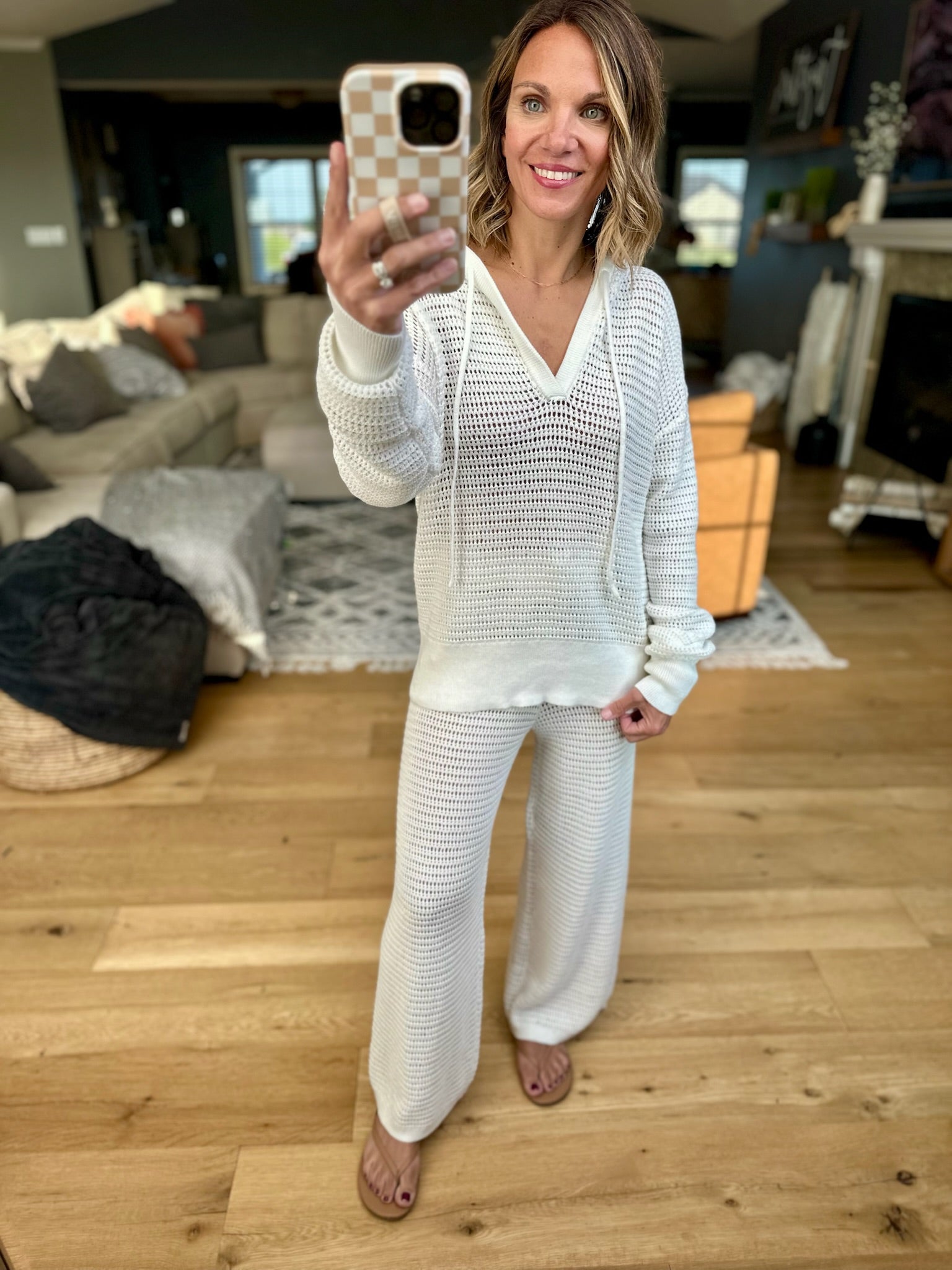 Thinking Of You Knit Set-Mono B-Anna Kaytes Boutique, Women's Fashion Boutique in Grinnell, Iowa