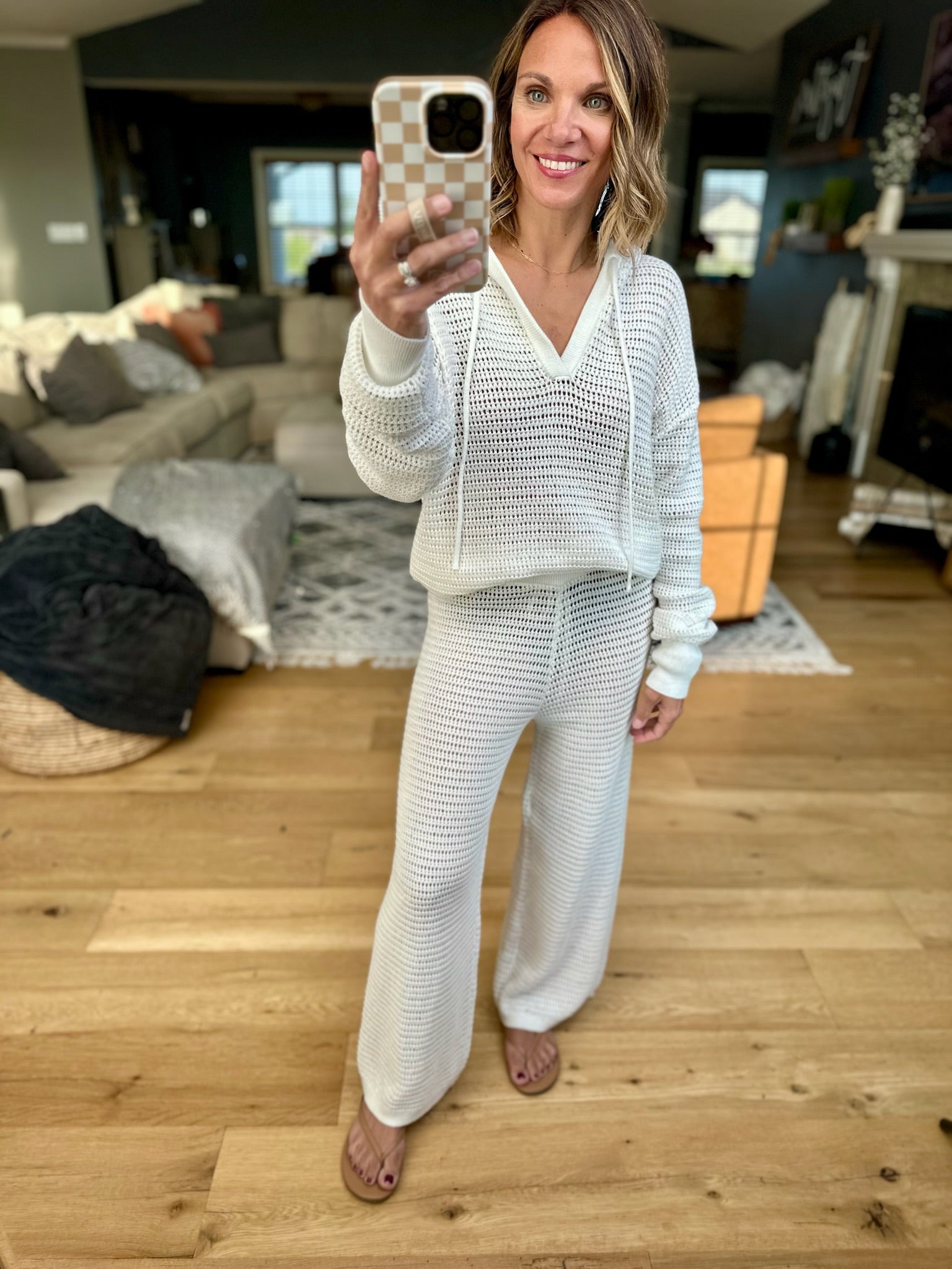 Thinking Of You Knit Set-Mono B-Anna Kaytes Boutique, Women's Fashion Boutique in Grinnell, Iowa