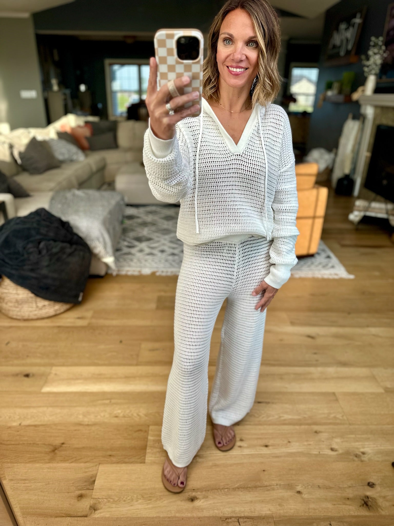 Thinking Of You Knit Set-Mono B-Anna Kaytes Boutique, Women's Fashion Boutique in Grinnell, Iowa