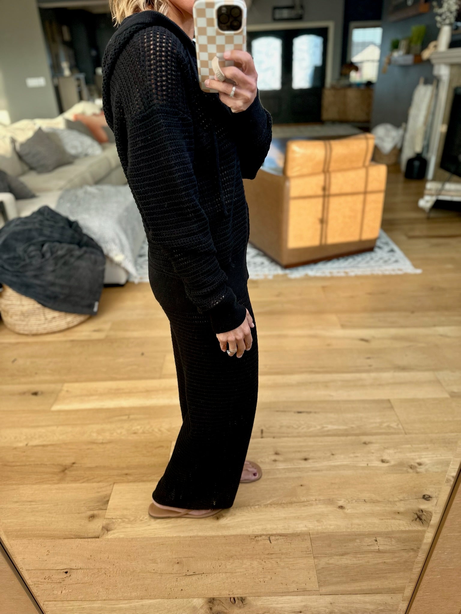 Thinking Of You Knit Set-Mono B-Anna Kaytes Boutique, Women's Fashion Boutique in Grinnell, Iowa