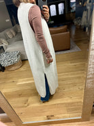 Simple Thoughts Ribbed Duster Sweater Vest-sweater-Wishlist-Anna Kaytes Boutique, Women's Fashion Boutique in Grinnell, Iowa