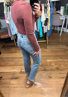 Better News Ribbed Long Sleeve Top - Multiple Options-Long Sleeves-Wasabi & Mint WMT3074-1-Anna Kaytes Boutique, Women's Fashion Boutique in Grinnell, Iowa