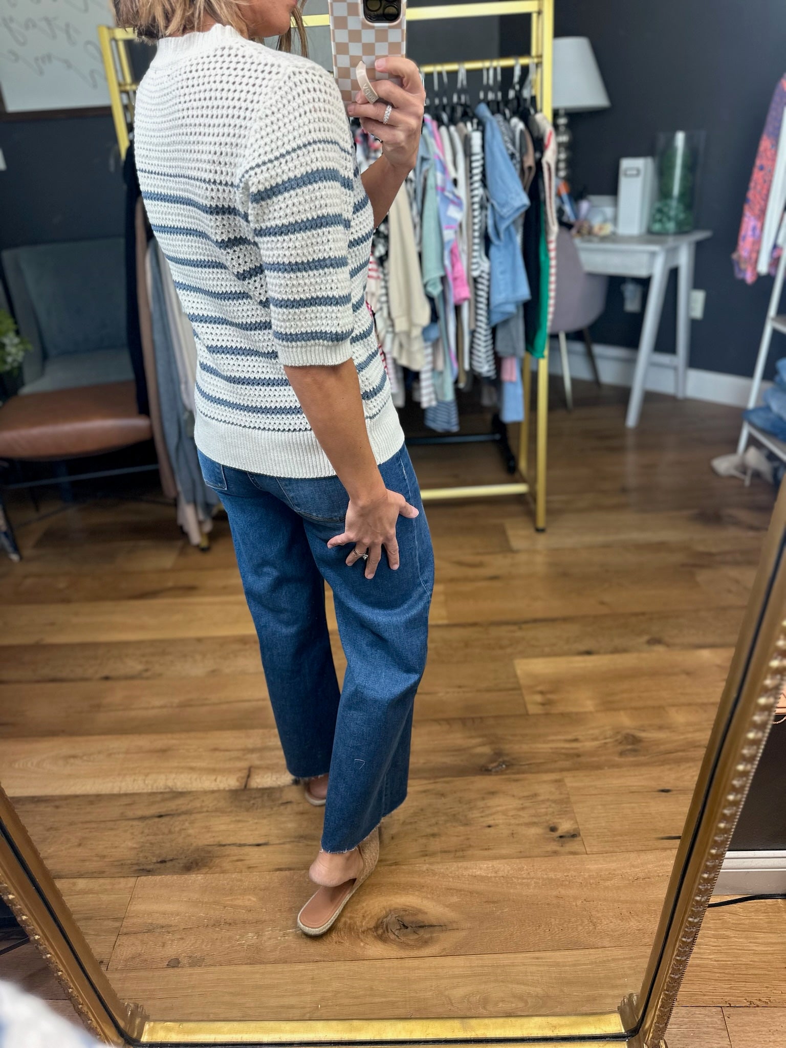 Making Moves Striped Top - Multiple Options-Be Cool-Anna Kaytes Boutique, Women's Fashion Boutique in Grinnell, Iowa