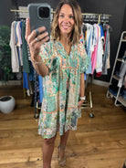 Down My Path Shift Dress-Dresses-Umgee-Anna Kaytes Boutique, Women's Fashion Boutique in Grinnell, Iowa