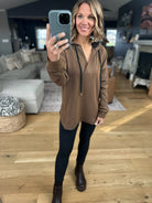 The Right Time Ribbed Hoodie-sweater-Doe & Rae-Anna Kaytes Boutique, Women's Fashion Boutique in Grinnell, Iowa