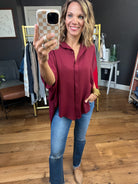 Express Yourself Button-Down Dolman Top - Multiple Options-Bucketlist-Anna Kaytes Boutique, Women's Fashion Boutique in Grinnell, Iowa