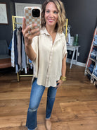 Express Yourself Button-Down Dolman Top - Multiple Options-Bucketlist-Anna Kaytes Boutique, Women's Fashion Boutique in Grinnell, Iowa