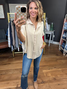 Express Yourself Button-Down Dolman Top - Multiple Options-Bucketlist-Anna Kaytes Boutique, Women's Fashion Boutique in Grinnell, Iowa