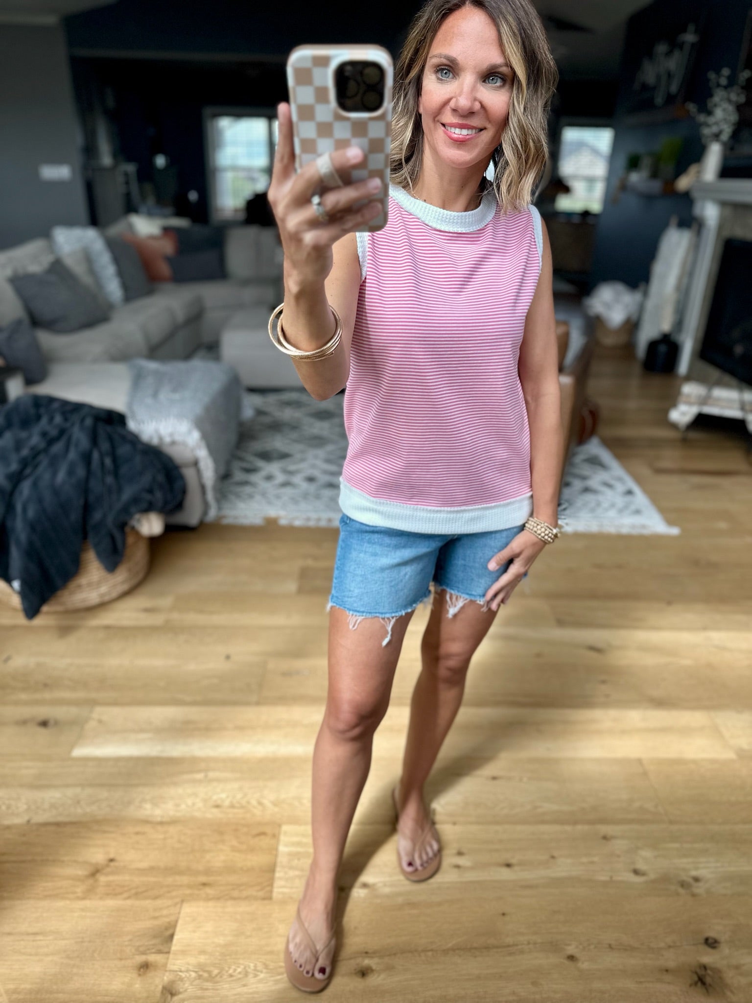 Impress Me Striped Top - Multiple Options-top-Wishlist-Anna Kaytes Boutique, Women's Fashion Boutique in Grinnell, Iowa