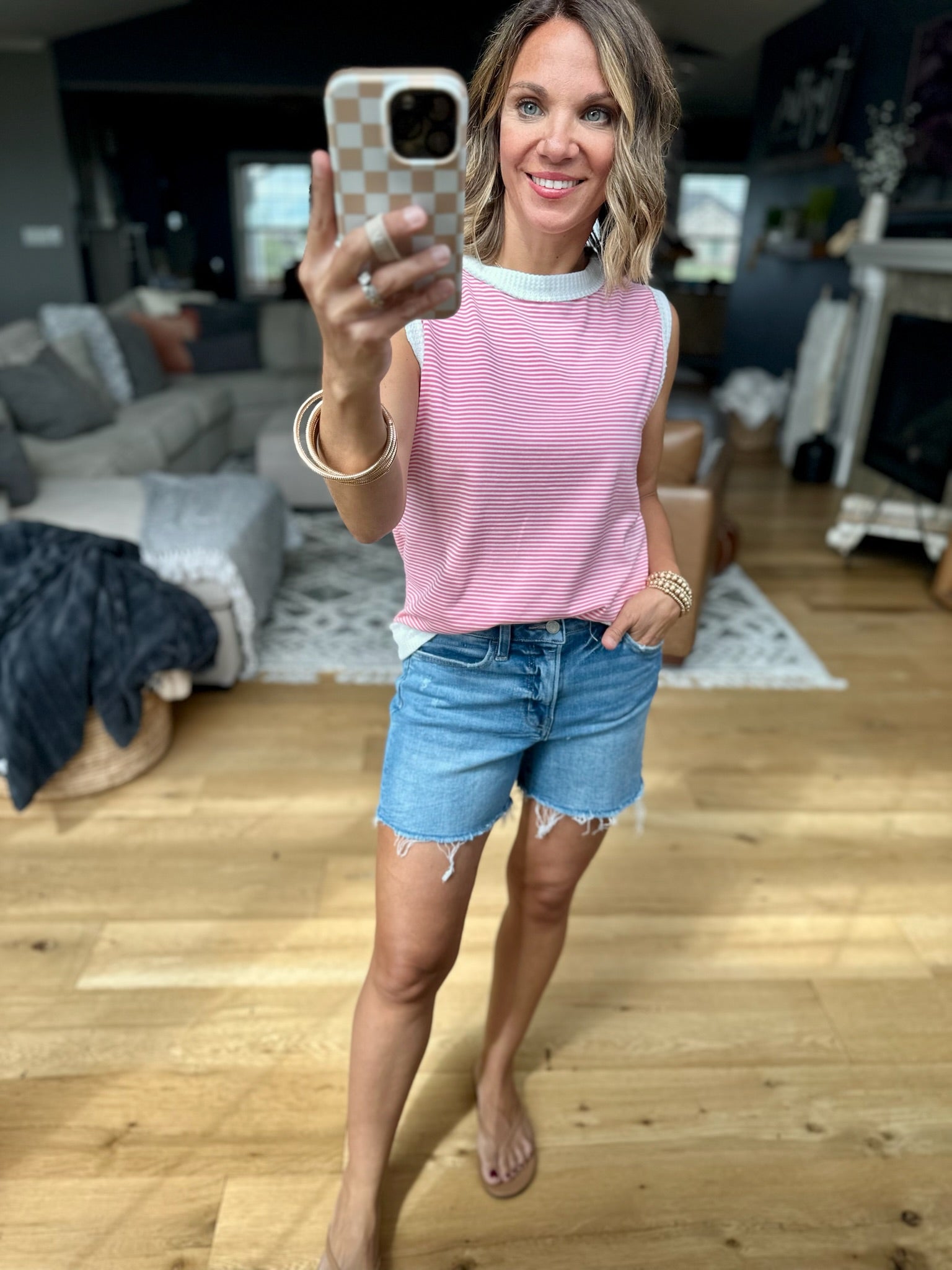 Impress Me Striped Top - Multiple Options-top-Wishlist-Anna Kaytes Boutique, Women's Fashion Boutique in Grinnell, Iowa