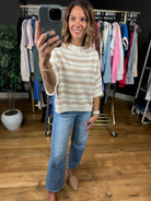 The Right Time Striped Knit-Sweaters-She & Sky-Anna Kaytes Boutique, Women's Fashion Boutique in Grinnell, Iowa